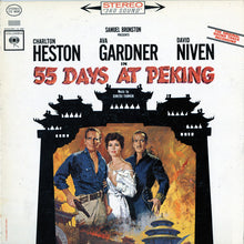 the album cover for Dimitri Tiomkin - 55 Days at Peking (Original Sound Track Recording)