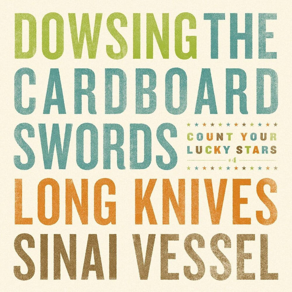 the album cover for Dowsing / Cardboard Swords / Long Knives / Sinai - Cyls Split Series #4
