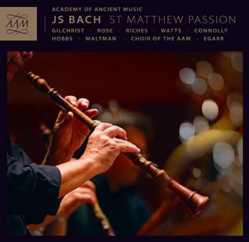J Bach S / Aam / Choir Of The Aam / Egarr - St. Matthew Passion [3 CD]
