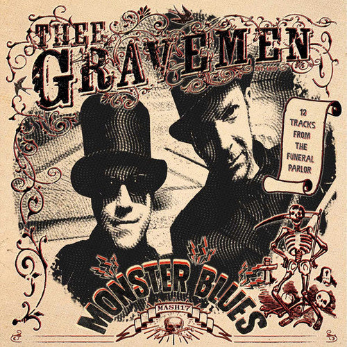 the album cover for Gravemen Thee - Monster Blues