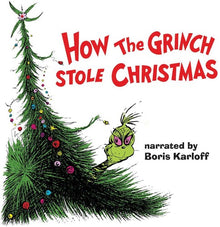 the album cover for Dr. Seuss' The Grinch - How The Grinch Stole Christmas [Green LP Soundtrack]