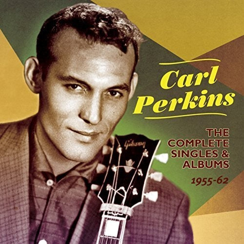 the album cover for Carl Perkins - Complete Singles and Albums 1955-62