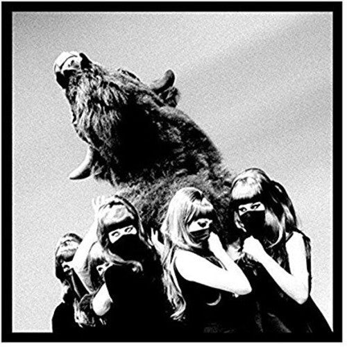 the album cover for The Dead Weather - I Cut Like A Buffalo/A Child Of A Few Hours Is Burning To Death