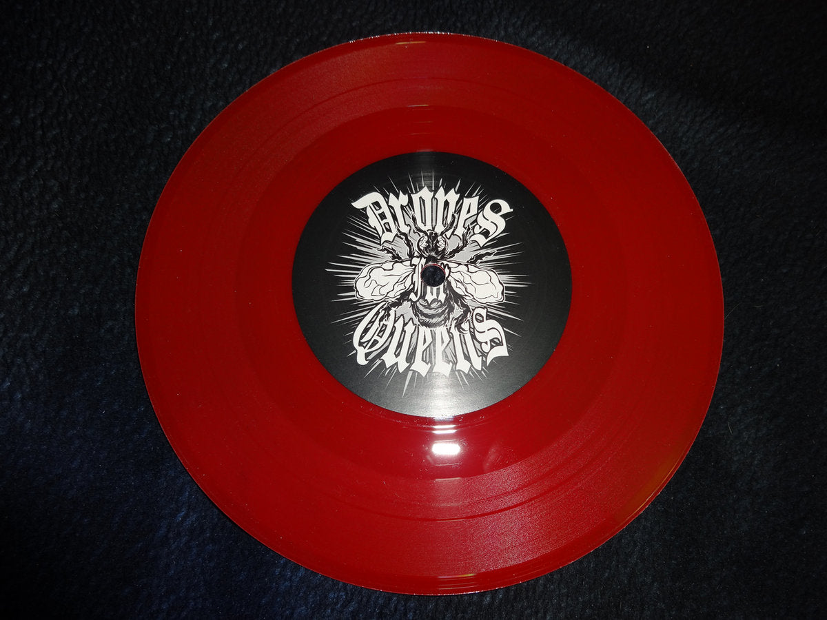 OCCULT 45 / DRONES FOR QUEENS - Split 7-Inch Record (Limited Edition Of 75 Copies on Red Vinyl)