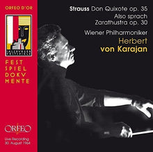 Strauss / Streng / Vienna Philharmonic / Von Karaj - Don Quixote Op. 35 - Also Sprach Zarathustra Op. 3 [CD]