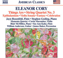 Cory / Rosenfeld / Momenta Quartet - Things Are - String Quartet No. 3 - Epithalamium Music CD