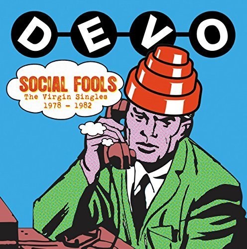 the album cover for Devo - Social Fools: Virgin Singles Collection