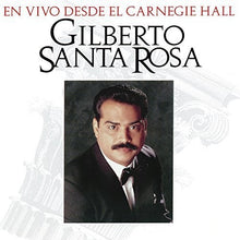 the album cover for Santa Rosa, Gilberto - En Vivo Desde El Carnegie Hall