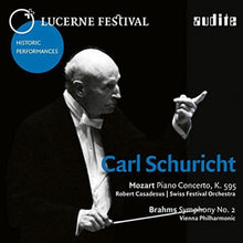 the album cover for ROBERT CASADESUS - Carl Schuricht Conducts Mozart & Brahms