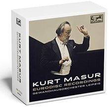 the album cover for Kurt Masur - Eurodisc Recordings (Ita)