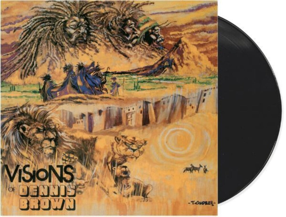 the album cover for Dennis Brown - Vision Of Dennis Brown