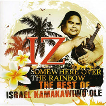 the album cover for Israel IZ Kamakawiwo'ole - Somewhere Over The Rainbow-The Best Of [Import]