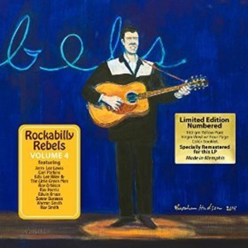 the album cover for Rockabilly Rebels 4 / Various Colv Wb - Rockabilly Rebels 4 / Various [Colored Vinyl] [With Booklet]