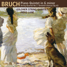 the album cover for Bruch / Piers Lane / Goldner String Quartet - Piano Quintet in G minor - String Quartet No.1
