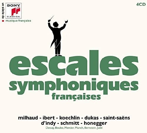 the album cover for Escales Symphoniques - Un Siecle De Musique Fracaise: Escales