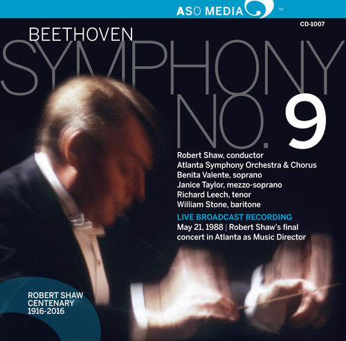 L Beethoven V / Stone,William / Leech,Richard - Ludwig Van Beethoven: Symphony No. 9 [CD]