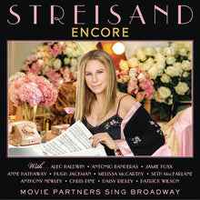 the album cover for Barbra Streisand - Encore: Movie Partners Sing Broadway