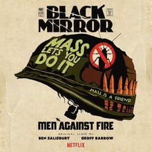 the album cover for Salisbury, Ben / Barrow, Geoff - Black Mirror: Men Against Fire / O.S.T. (Uk)