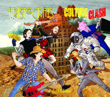 the album cover for The Aristocrats - Culture Clash