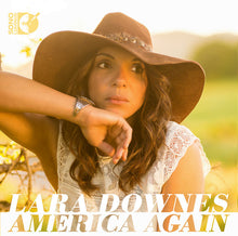 the album cover for Beach / Downes - America Again