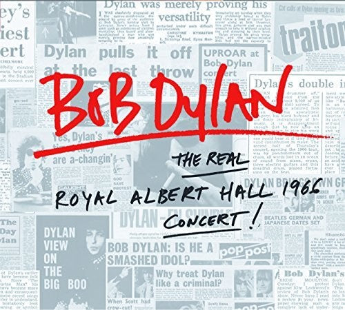 the album cover for Bob Dylan - The Real Royal Albert Hall 1966 Concert
