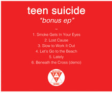 the album cover for Teen Suicide - Bonus EP [Vinyl]