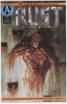 Rust 1 Adventure 1992 NM Early Spawn 1 Image Ad