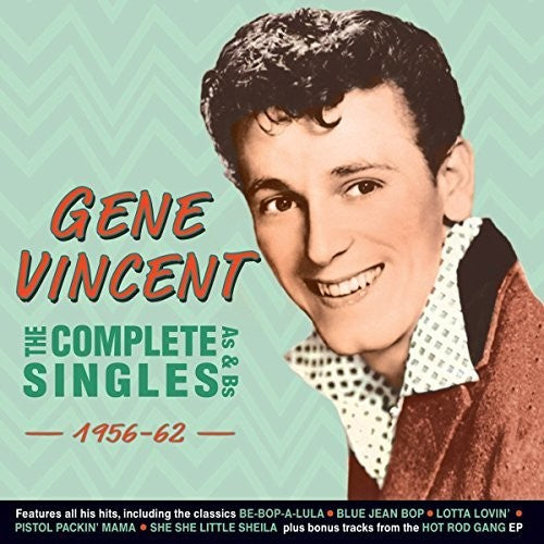 the album cover for Gene Vincent - Complete Singles As & Bs 1956-62