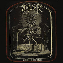 the album cover for Tsjuder - Throne Of The Goat 1997-2017