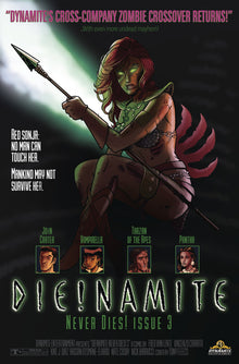Die!Namite Never Dies #3 A Tony Fleecs Species Movie Poster Homage (C: 0-1-2) (05/04/2022) Dynamite