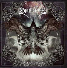 the album cover for Equilibrium - Armageddon