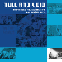 the album cover for Null & Void - Happiness & Contempt