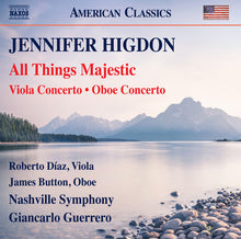 the album cover for James Button - Jennifer Higdon: All Things Majestic