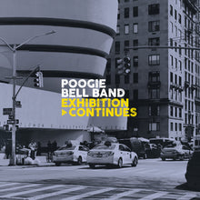 the album cover for Poogie Bell Band - Exhibition Continues