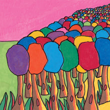 the album cover for Mountain Movers - Pink Skies [Colored Vinyl] (Pnk) (Can)