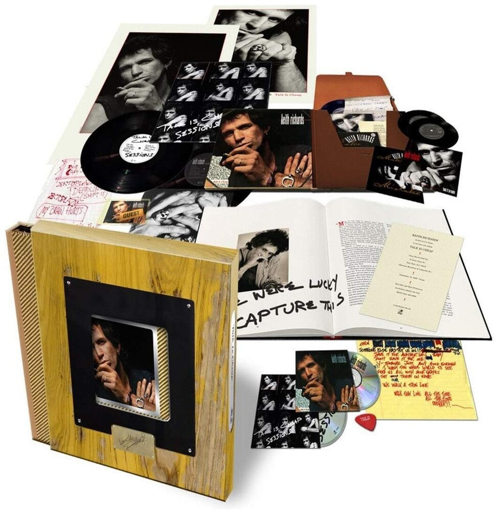 the album cover for Keith Richards - Talk Is Cheap