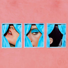 the album cover for Midnight Sister - Saturn Over Sunset (Blue) [Colored Vinyl] [Limited Edition]