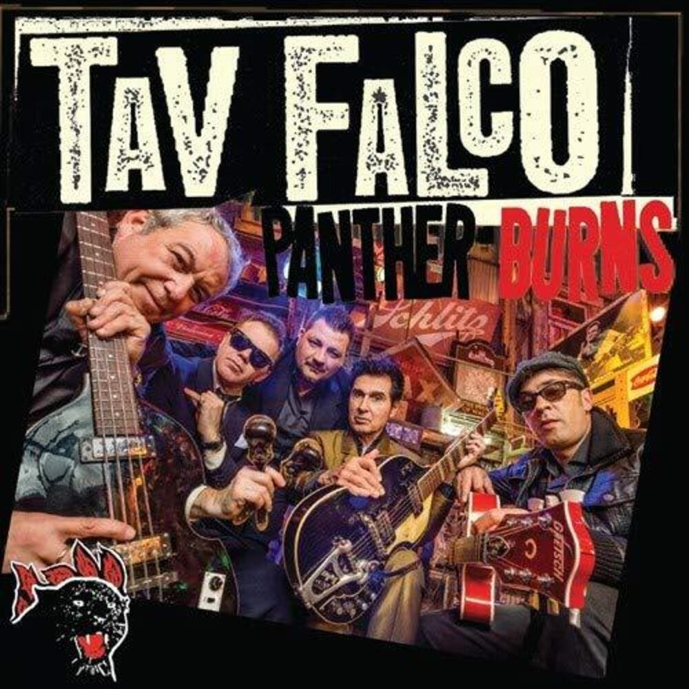 the album cover for Tav Falco's Panther Burns - Sway / Where The Rio De Rosa Flows [RSD BF 2014]