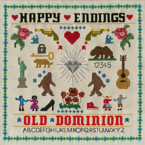 the album cover for Old Dominion - Happy Endings