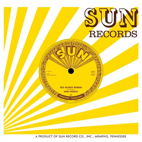 the album cover for Sonny Burgess - Red Headed Woman