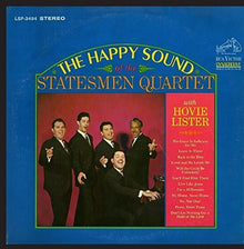 the album cover for Statesmen Quartet / Hovie Lister - The Happy Sound of the Statesmen Quartet with Hovie Lister