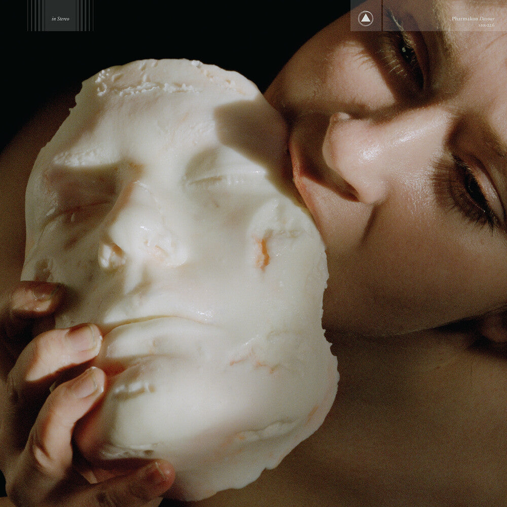 the album cover for Pharmakon - Devour [Black & White LP]