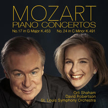the album cover for Orli Shaham - Mozart: Piano Concertos Nos.17 & 24
