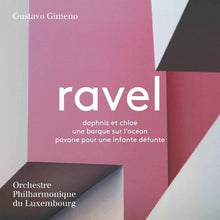the album cover for Ravel / Gimeno - Daphnis Et Chloe