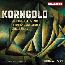 the album cover for Korngold / Sinfonia Of London / Wilson - Symphony in F Sharp