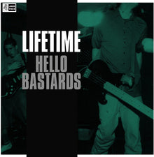 the album cover for Lifetime - Hello Bastards [Limited Edition Translucent Clear w/Black LP]