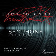 the album cover for Elliot Goldenthal / Pacific Symphony - Symphony In G Minor [Limited Edition] [180 Gram] [Download Included]