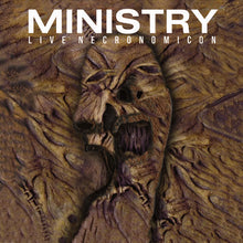 the album cover for Ministry - Live Necronomicon