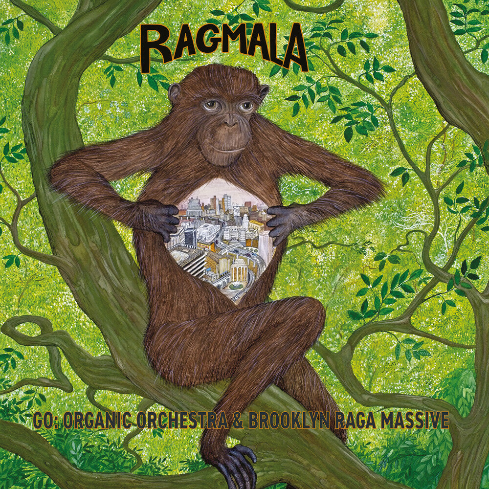 the album cover for Go Organic Orchestra & Brooklyn Raga Massive - Ragmala: Garland Of Ragas [Limited Edition] (Ofv)