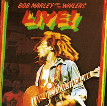 the album cover for Bob Marley & The Wailers - Live
